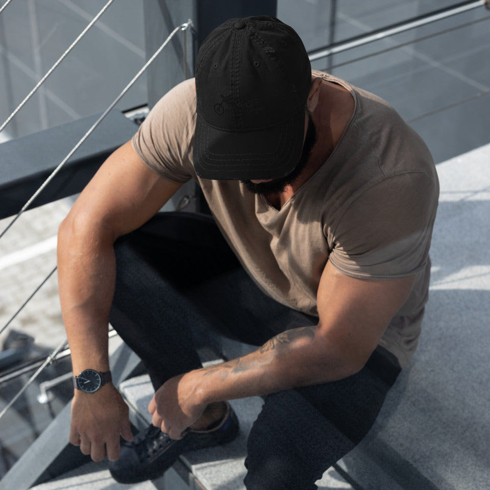 Distressed Clutchin' Flame Cap