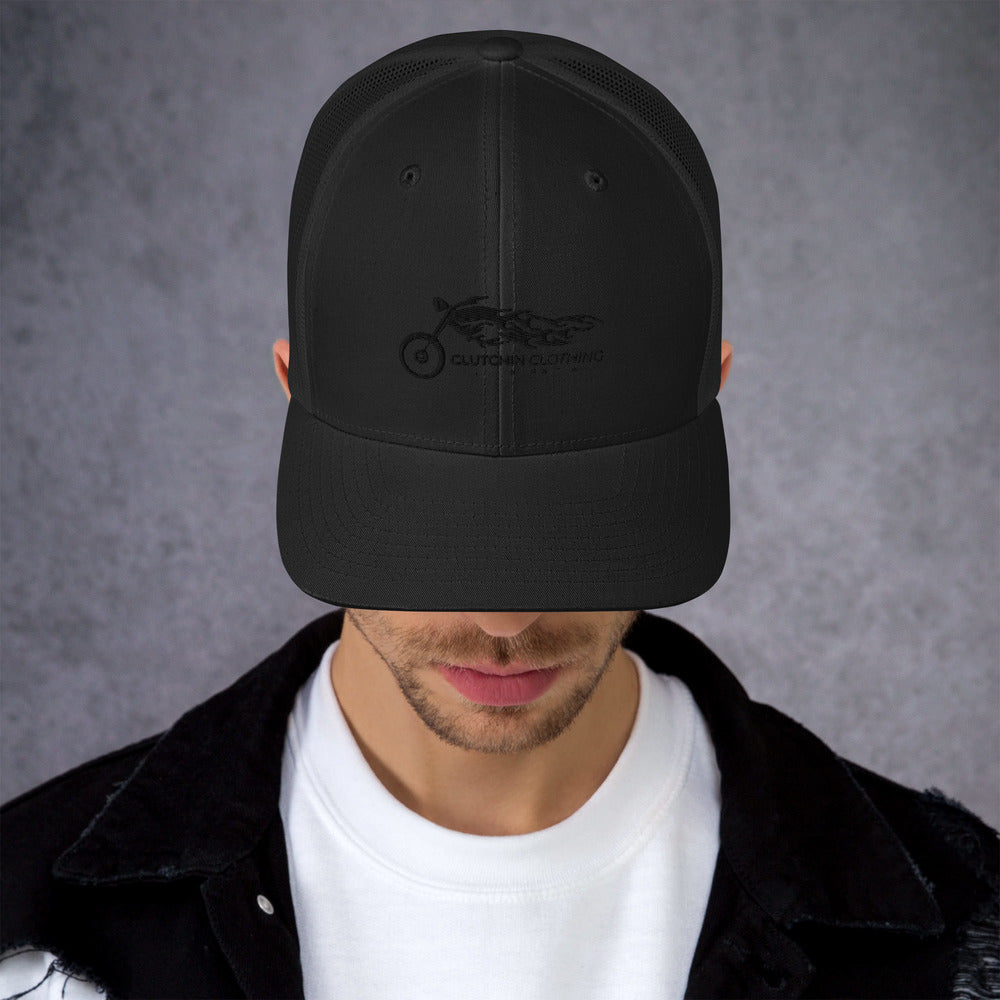 Clutchin' Flame Trucker Cap