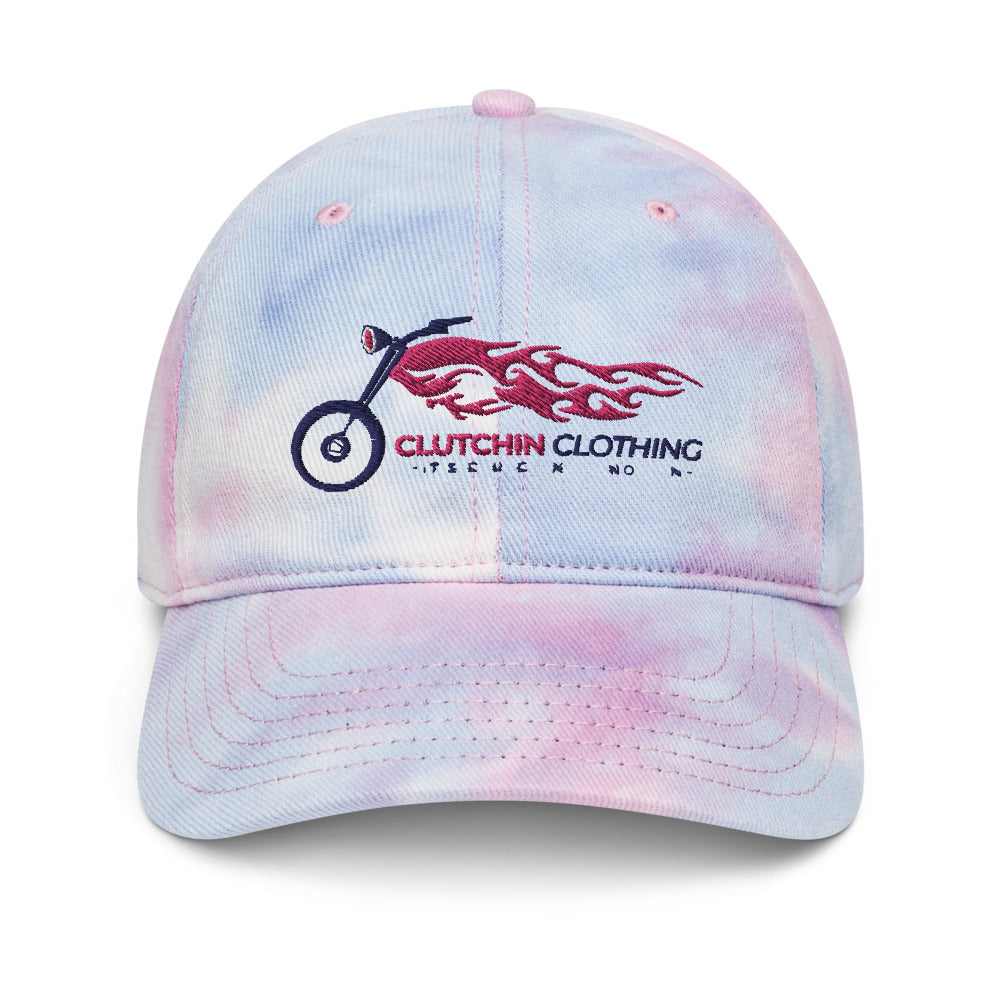 Clutchin Flame Tie Dye Hat